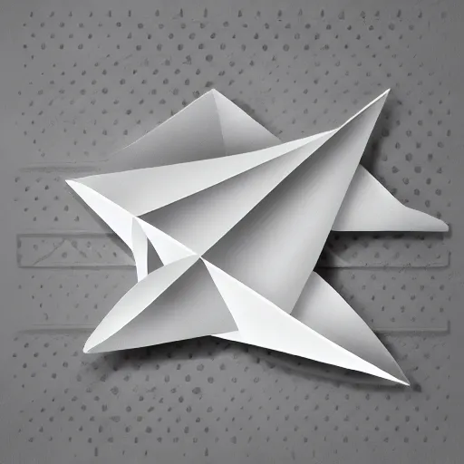 a simple logo of a paper airplane, minimalist style