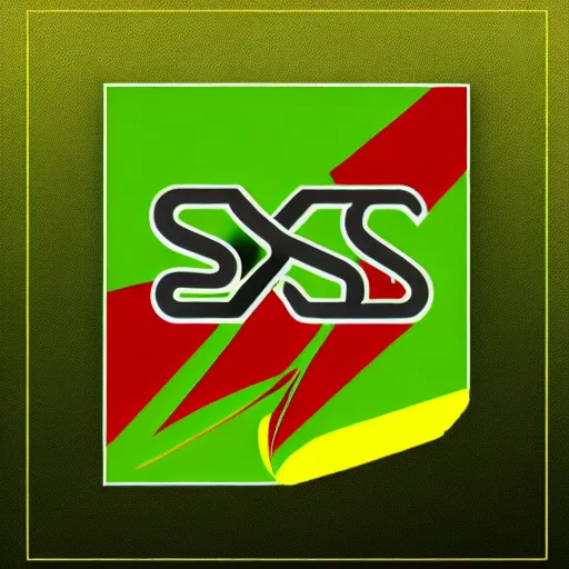 a green and yellow logo with the letter sx2 in red and yellow