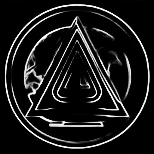 Soft edges. a futuristic logo with a delta and the number 3 inside of it, with the same color range as the initial image, with ultra-realistic and modern edges