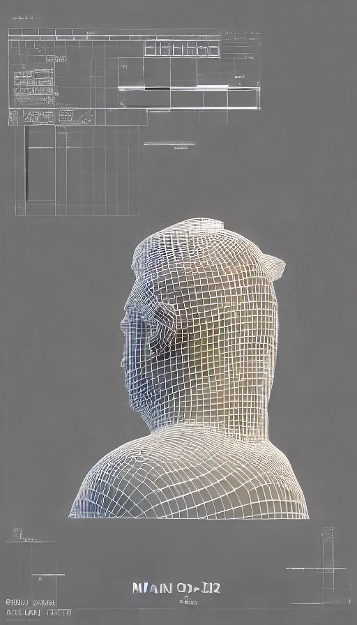 a realistic 3D model of a man, normal map