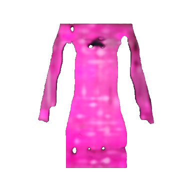 a neon pink glitter sequin dress