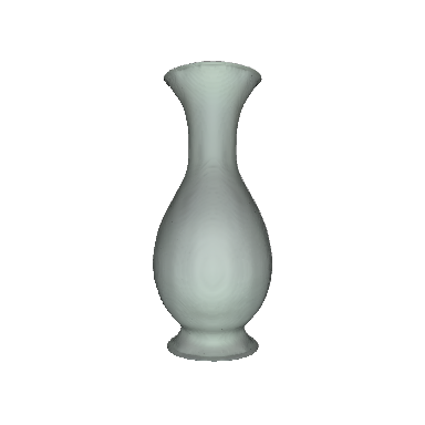 a glass vase