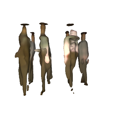 three female archeologists in khaki clothes and hats, looking authoritative and confident