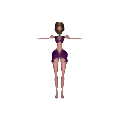 A hyper detailed female character