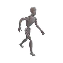a computer generated image of a human running
