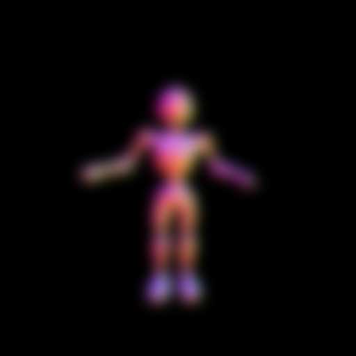 a sleek humanoid robot with blue lights, as seen in the movie I, Robot