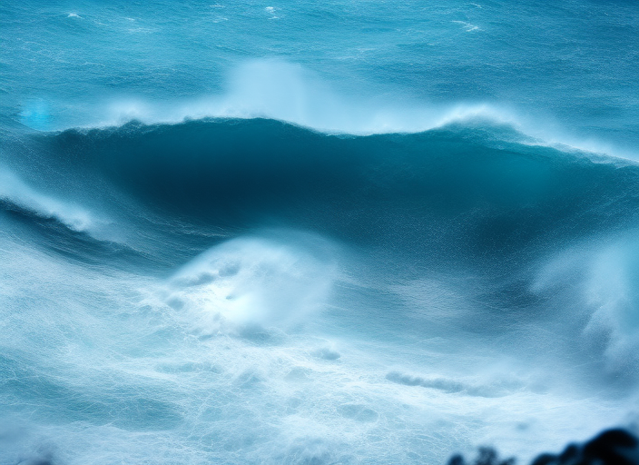 Stormy ocean