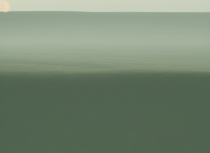 space age earthy landscape