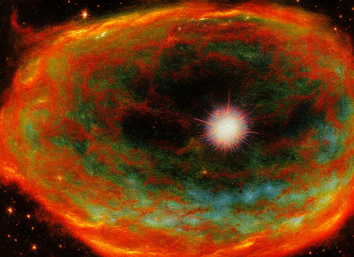 a view of a supernova