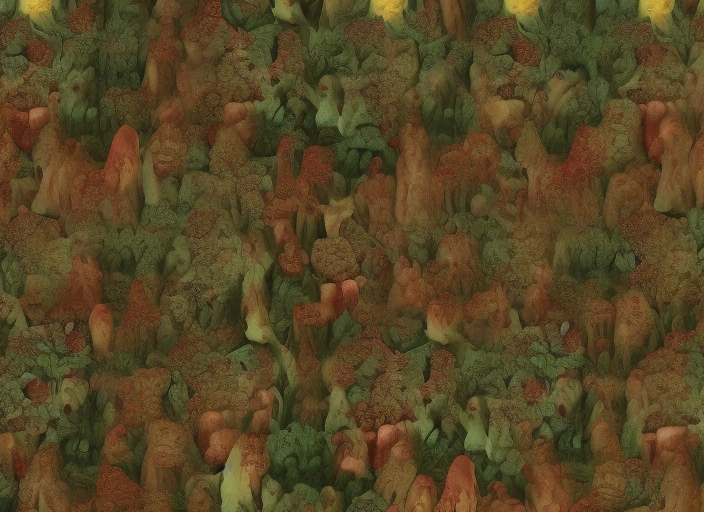 a garden of horrors, intricately detailed, 8k