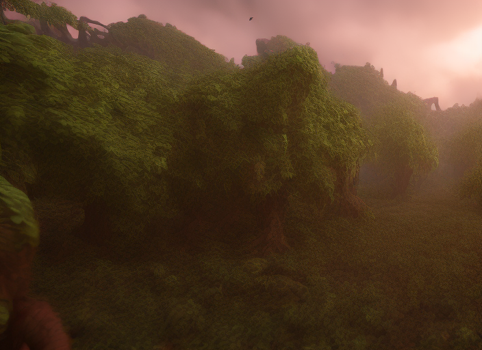 a garden of horrors, intricately detailed, 8k