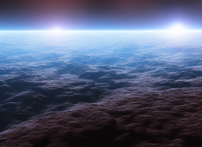 go beyond, intricately detailed stunning landscape outer space