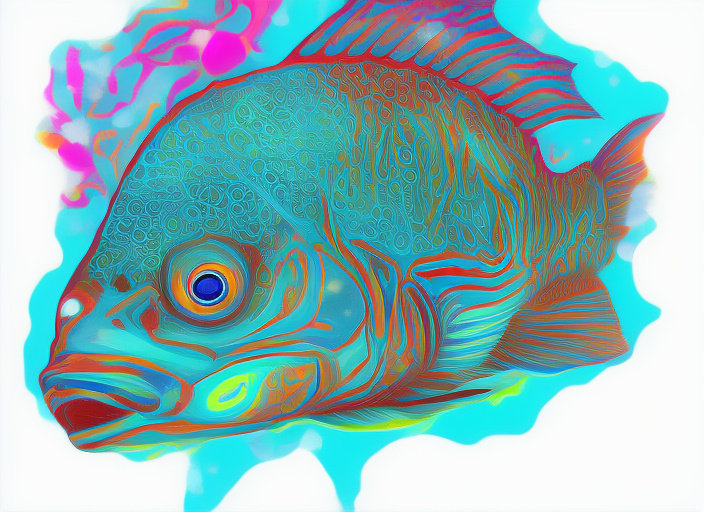 Psychedelic salmon