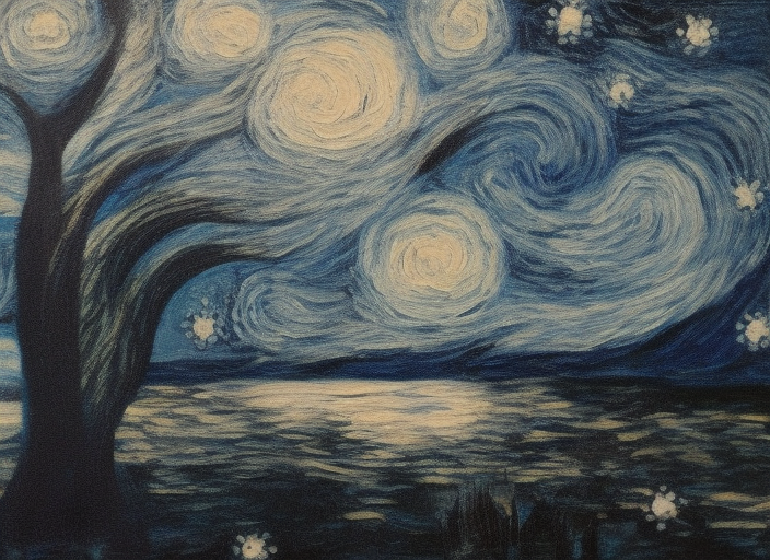 a painting similar to starry night 