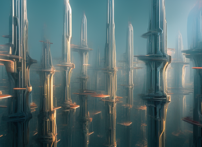 futuristic city