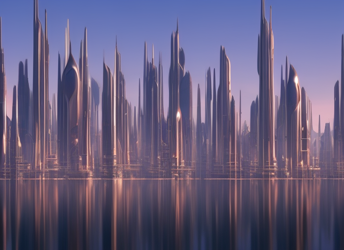 futuristic city