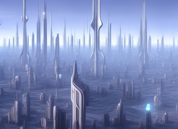 futuristic city