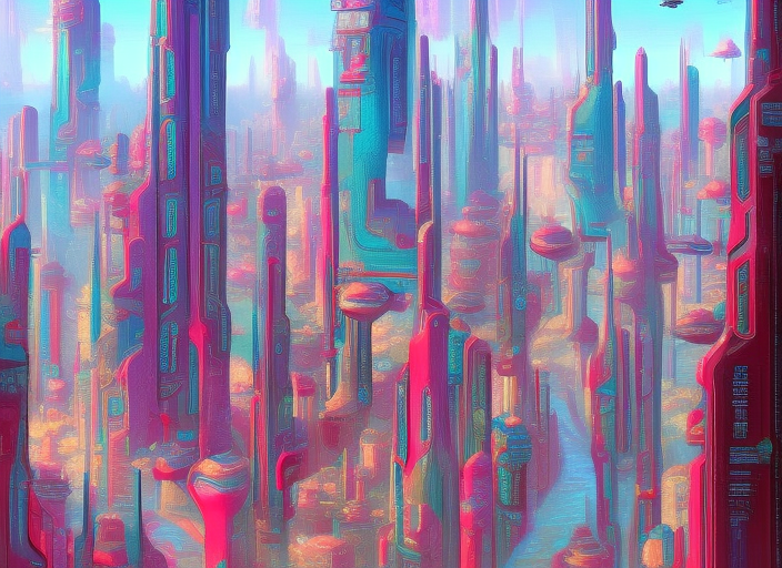 futuristic city