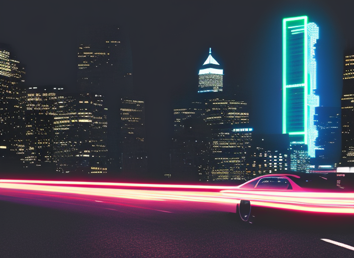 “A sleek, black sports car speeds down a deserted city street at night, the neon lights reflecting off its glossy exterior as it weaves in and out of the shadows cast by towering skyscrapers. The driver, a mysterious figure dressed in all black, grips the steering wheel tightly, a hint of danger in their eyes as they take the curves at breakneck speeds."::2.6 ancient::-0.2 anime::-0.2 cyberpunk::2 galactic::1.9 old photograph::-0.2 360 panorama::1.1 electron microscope::0.3 wide angle lens::1.5 andy warhol::0.1 alphonse mucha::1.4 frida kahlo::-0.1 --quality 2 --stylize 60000 : 1”