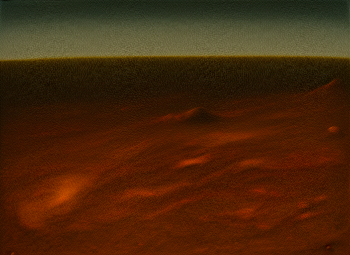 A lanscape view of mars