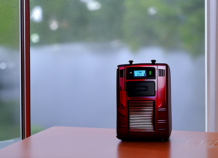 An old-fashioned radio playing a melancholic tune, as droplets of rainwater form a colorful reflection in the window.::2.9 8-bit::0 16-bit::2.1 love::1.6 logo::2 ultra wide angle lens::2.3 telescope lens::-0.6 alphonse mucha::-0.1 banksy::1.8 defocus::-0.5 --quality 2 --stylize 60000