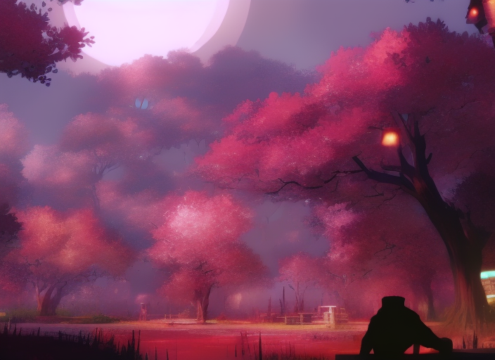 Famous work village, , best picture in the world, concept art, Be fascinated by the best angles, beautiful view of the world, chaotic, spooky, divine, mysterious, space, ominous, myth, sakura, noisy, clean and beautiful, unreal engine 5,Amazing, Exciting, Mysterious, colorful