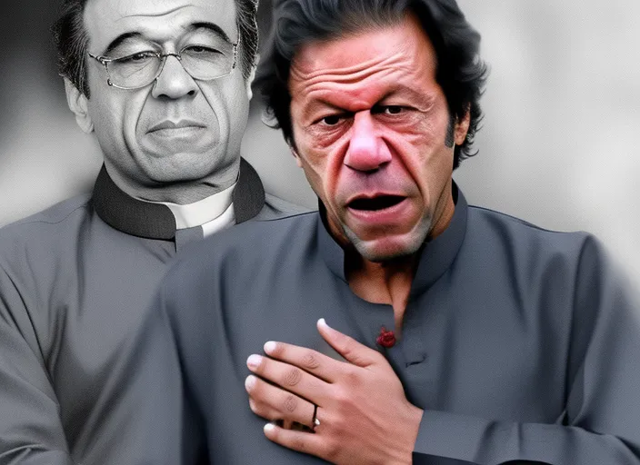 Imran Khan crying