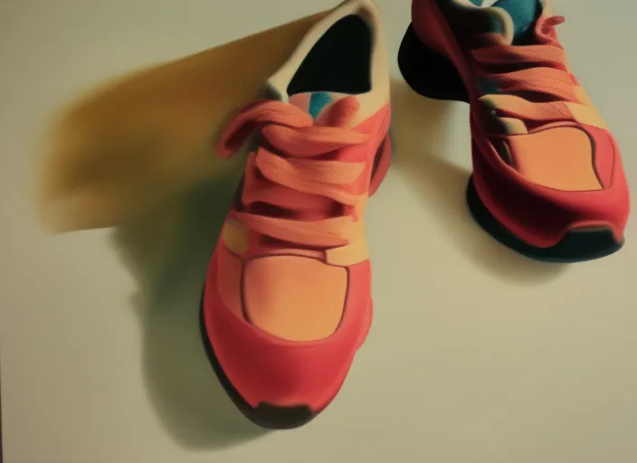 running shoes, hyperrealistic, cinematic