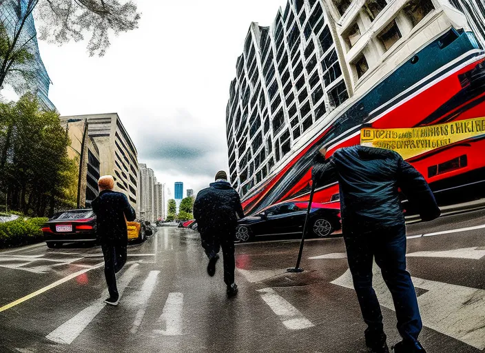 imagine a high-energy, dynamic scene with vibrant colors, bold lines, and a sense of movement. Consider a dramatic, low angle shot with a shallow depth of field to create a feeling of speed and power, a sense of decadence and excess, capturing the thrill of success and the thrill of the money.