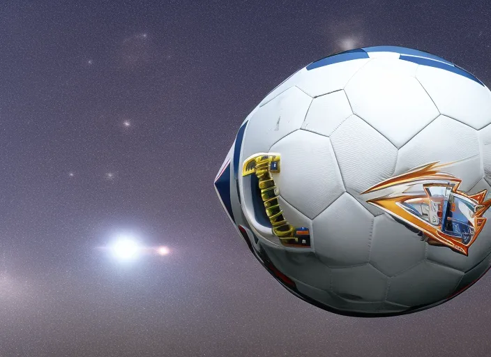 football in space
