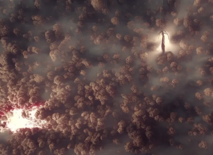 Footage of god admitting their mistakes and taking responsibility for their actions, cinematic, realistic