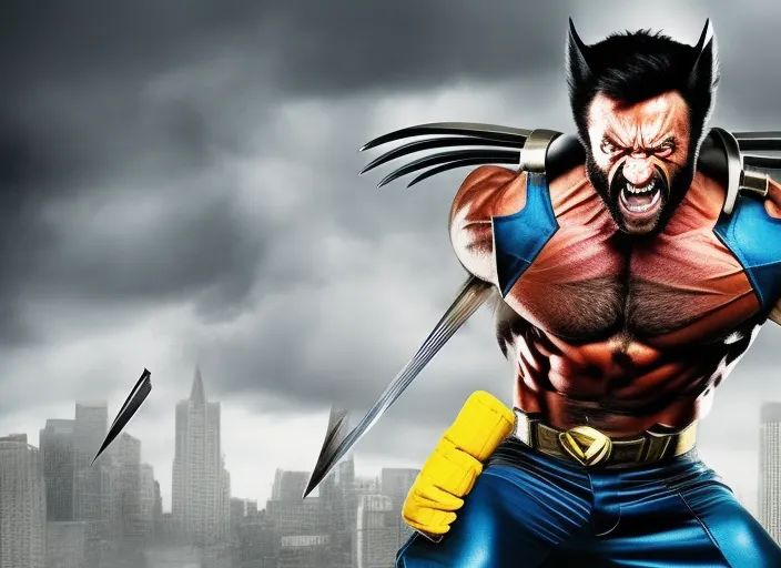 the superhero wolverine