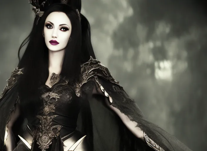 beautiful dark princess of evil