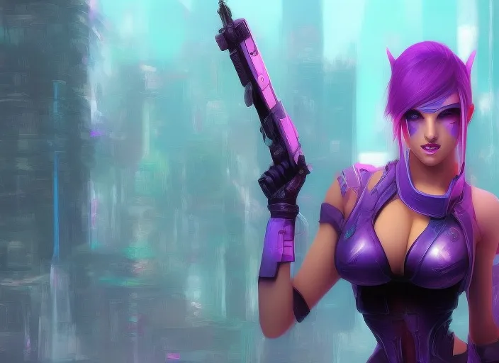 CYBERPUNK GIRL GODDES