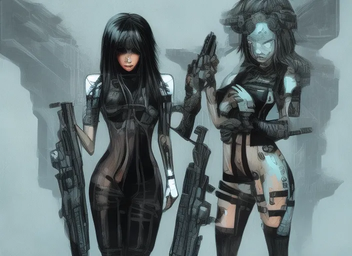 CYBERPUNK GIRL GODDES
