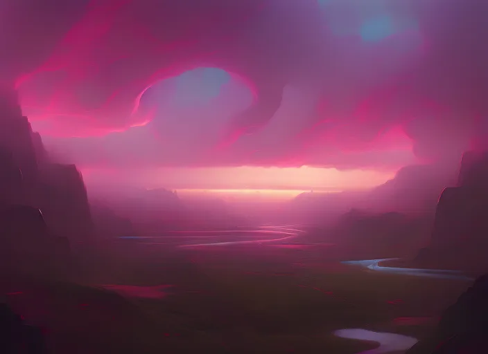 Ultra Realistic Digital Art by Beeple and RHADS in Distance There is Light. in distance there is light