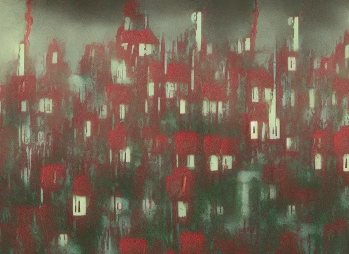 Lovecraft village, Creepy people who became fish, Color from outer space, crimson court