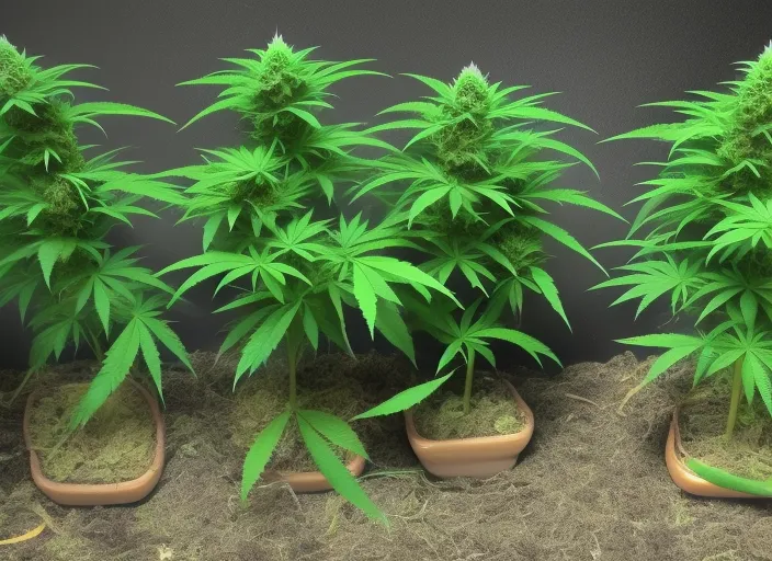 Cannabis plant grow