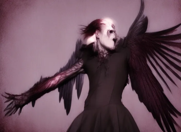gothic lunatic dark angel head movement