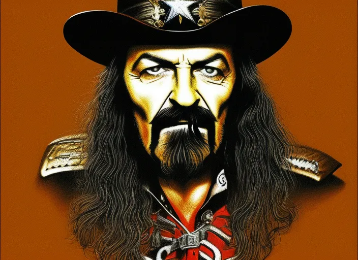 Ian Fraser "Lemmy" Kilmister handdraw illustration more realistic
