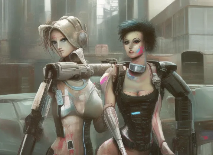 dystopia cyber girl