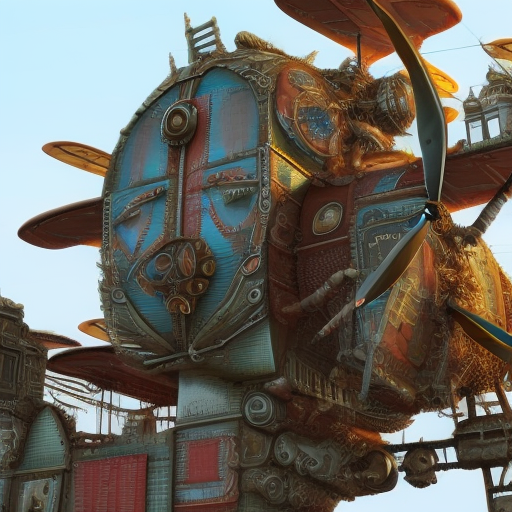 Steampunk intricate skyplane, highly detailed, beautiful