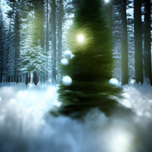 snowman in a forest, dramatic lighting, intricate details, cinematic