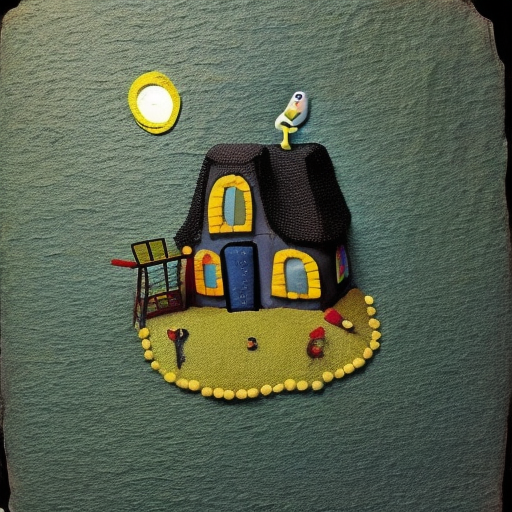 the moon in the night sky is made of cheese. intricately detailed. in the style of wallace and gromit
