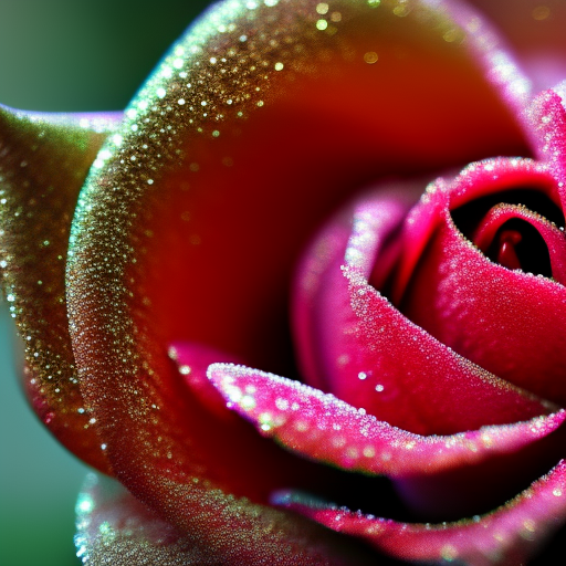 soft photography closeup macro glitter rose flower