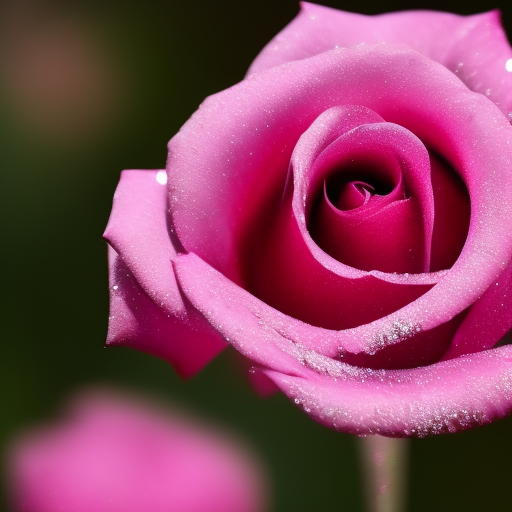 soft photography closeup macro pink glitter rose flower