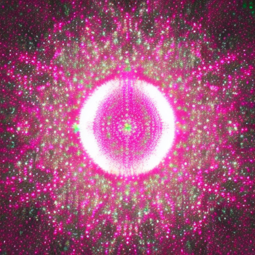 acid queen pink sparkle glitter