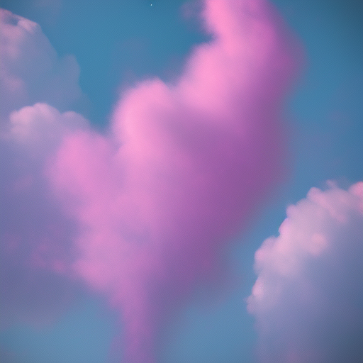 pink smoke glitter clouds sky moon