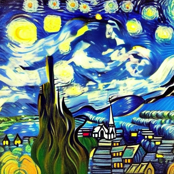 An amazing starry night