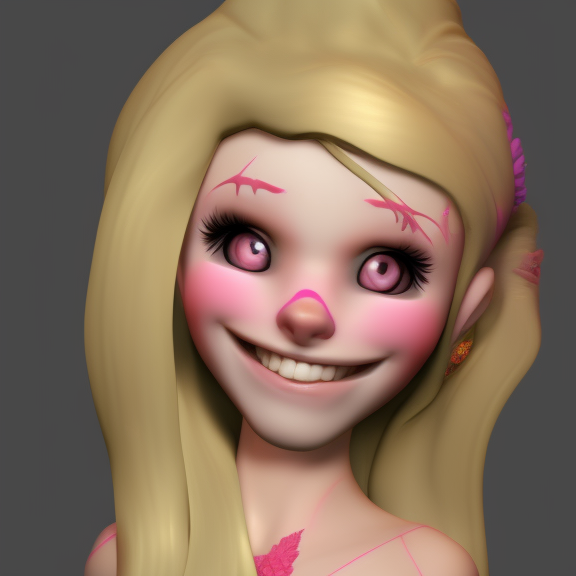 a girl with a cute smile. a girl with a cute smile. zbrush central contest winner, HQ, pretty, realistic